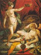 Jacopo Zucchi Amor and Psyche France oil painting artist